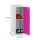 Simonrack Spind SIMONLOCKER DISM grau, pink 8425437116711, 1 Schließfach 30,0 x 50,0 x 91,5 cm