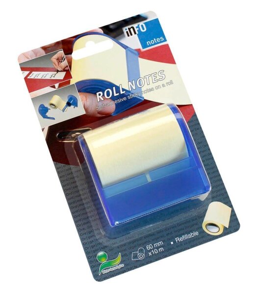 inFO Spender Haftnotizen-Rolle 5624-01 gelb, 1 Rolle