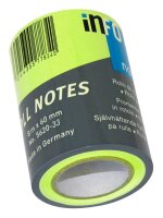 inFO Ersatzrolle Haftnotizen-Rolle 5620-33 grün, 1...