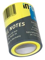 inFO Ersatzrolle Haftnotizen-Rolle 5620-34 gelb, 1 Rolle