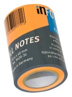 inFO Ersatzrolle Haftnotizen-Rolle 5620-35 orange, 1 Rolle