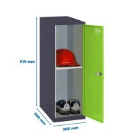 Simonrack Spind SIMONLOCKER DISM anthrazit, grün...