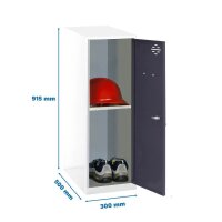 Simonrack Spind SIMONLOCKER DISM weiß, anthrazit...