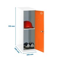 Simonrack Spind SIMONLOCKER DISM weiß, orange...