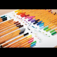 STABILO point 88 NEON Fineliner farbsortiert 0,4 mm, 6 St.