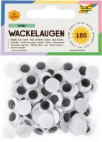 folia Wackelaugen weiß 12,0 mm Ø 12,0 mm,...