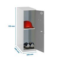 Simonrack Spind SIMONLOCKER DISM grau 8425437119453, 1...