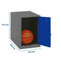 Simonrack Spind SIMONLOCKER DISM anthrazit, blau...