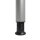 HAMMERBACHER HS12 höhenverstellbarer Schreibtisch lichtgrau rechteckig, 4-Fuß-Gestell silber 120,0 x 80,0 cm