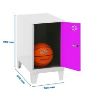 Simonrack Spind SIMONLOCKER DISM weiß, pink...