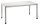 HAMMERBACHER HS16 höhenverstellbarer Schreibtisch lichtgrau rechteckig, 4-Fuß-Gestell silber 160,0 x 80,0 cm