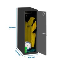 Simonrack Spind SIMONLOCKER DISM SINGLE anthrazit...