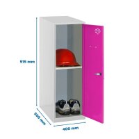 Simonrack Spind SIMONLOCKER DISM grau, pink...