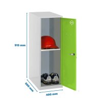 Simonrack Spind SIMONLOCKER DISM grau, grün...