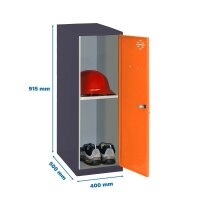 Simonrack Spind SIMONLOCKER DISM anthrazit, orange...
