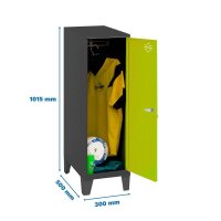 Simonrack Spind SIMONLOCKER DISM SINGLE anthrazit,...