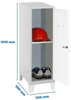 Simonrack Spind SIMONLOCKER DISM grau, weiß...