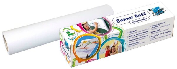inFO Malrolle BLANCO 80 g/qm, 30,0 cm x 12,2 m