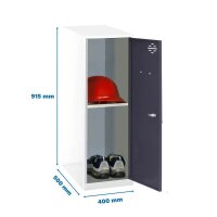 Simonrack Spind SIMONLOCKER DISM weiß, anthrazit...