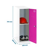 Simonrack Spind SIMONLOCKER DISM weiß, pink...