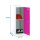 Simonrack Spind SIMONLOCKER DISM weiß, pink 8425437119392, 1 Schließfach 40,0 x 50,0 x 91,5 cm