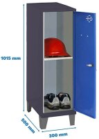 Simonrack Spind SIMONLOCKER DISM anthrazit, blau...
