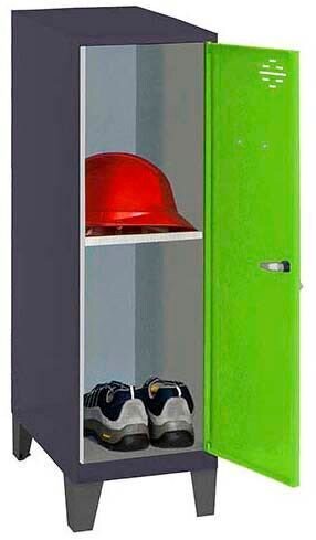 Simonrack Spind SIMONLOCKER DISM anthrazit, grün 8425437120800, 1 Schließfach 30,0 x 50,0 x 101,5 cm