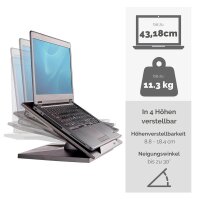 Fellowes Laptop-Ständer Designer Suites schwarz