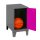Simonrack Spind SIMONLOCKER DISM anthrazit, pink 8425437121234, 1 Schließfach 40,0 x 50,0 x 57,5 cm
