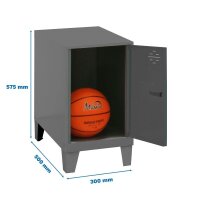 Simonrack Spind SIMONLOCKER DISM anthrazit 8425437119873,...