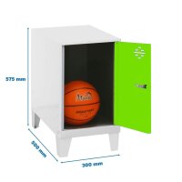 Simonrack Spind SIMONLOCKER DISM weiß, grün...