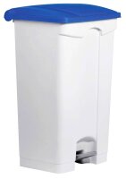 helit Mülleimer 90,0 l weiß, blau, 1 St.