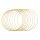 Rayher Metallringe-Set beschichtet gold Ø 25,0 cm, 10 St.