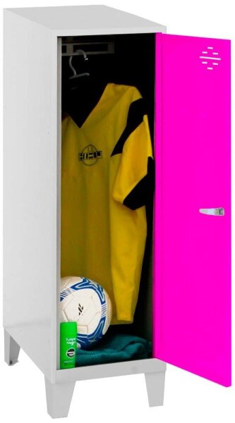Simonrack Spind SIMONLOCKER DISM grau, pink 8425437120299, 1 Schließfach 30,0 x 50,0 x 101,5 cm