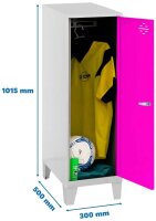 Simonrack Spind SIMONLOCKER DISM grau, pink...