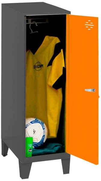 Simonrack Spind SIMONLOCKER DISM anthrazit, orange 8425437120343, 1 Schließfach 30,0 x 50,0 x 101,5 cm