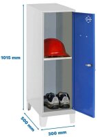 Simonrack Spind SIMONLOCKER DISM blau, grau...