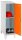 Simonrack Spind SIMONLOCKER DISM grau, orange 8425437120725, 1 Schließfach 30,0 x 50,0 x 101,5 cm