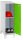 Simonrack Spind SIMONLOCKER DISM SINGLE grau, grün 8425437120749, 1 Schließfach 30,0 x 50,0 x 101,5 cm