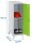 Simonrack Spind SIMONLOCKER DISM SINGLE grau, grün 8425437120749, 1 Schließfach 30,0 x 50,0 x 101,5 cm