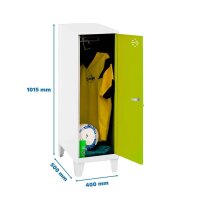 Simonrack Spind SIMONLOCKER DISM weiß, grün...