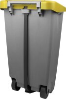 helit Mülleimer 120,0 l grau, gelb, 1 St.