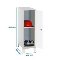 Simonrack Spind SIMONLOCKER DISM grau, weiß...