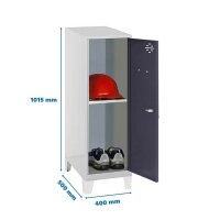 Simonrack Spind SIMONLOCKER DISM anthrazit, grau...