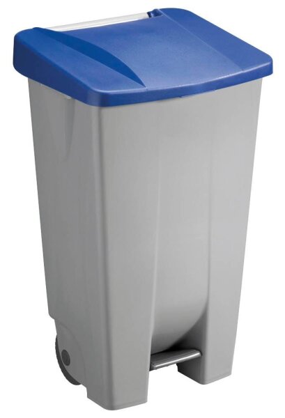 helit Mülleimer 120,0 l grau, blau, 1 St.