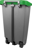 helit Mülleimer 120,0 l grau, grün, 1 St.
