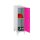 Simonrack Spind SIMONLOCKER DISM grau, pink 8425437122057, 1 Schließfach 40,0 x 50,0 x 101,5 cm