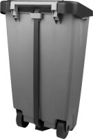 helit Mülleimer 120,0 l grau, schwarz, 1 St.
