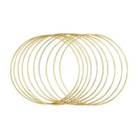 Rayher Metallringe-Set beschichtet gold Ø 20,0 cm,...
