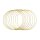 Rayher Metallringe-Set beschichtet gold Ø 20,0 cm, 10 St.